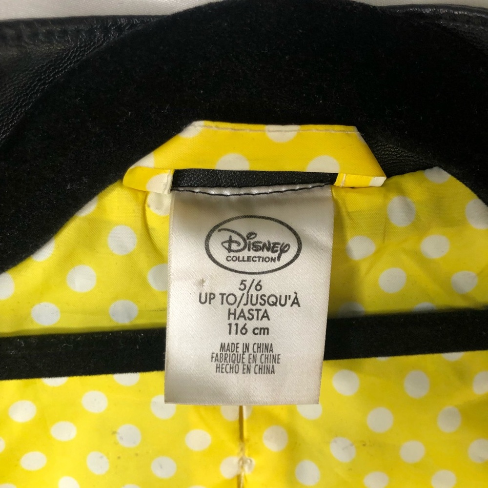DISNEY Leather Jacket Faux leather w/ Minnie details - Picture 7 of 9